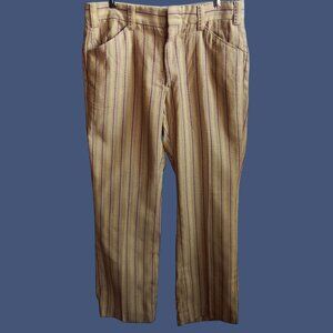34x30 Vintage jeans/Pants 1960's Men's Bootcut Pinstripe Shelby Garage Band